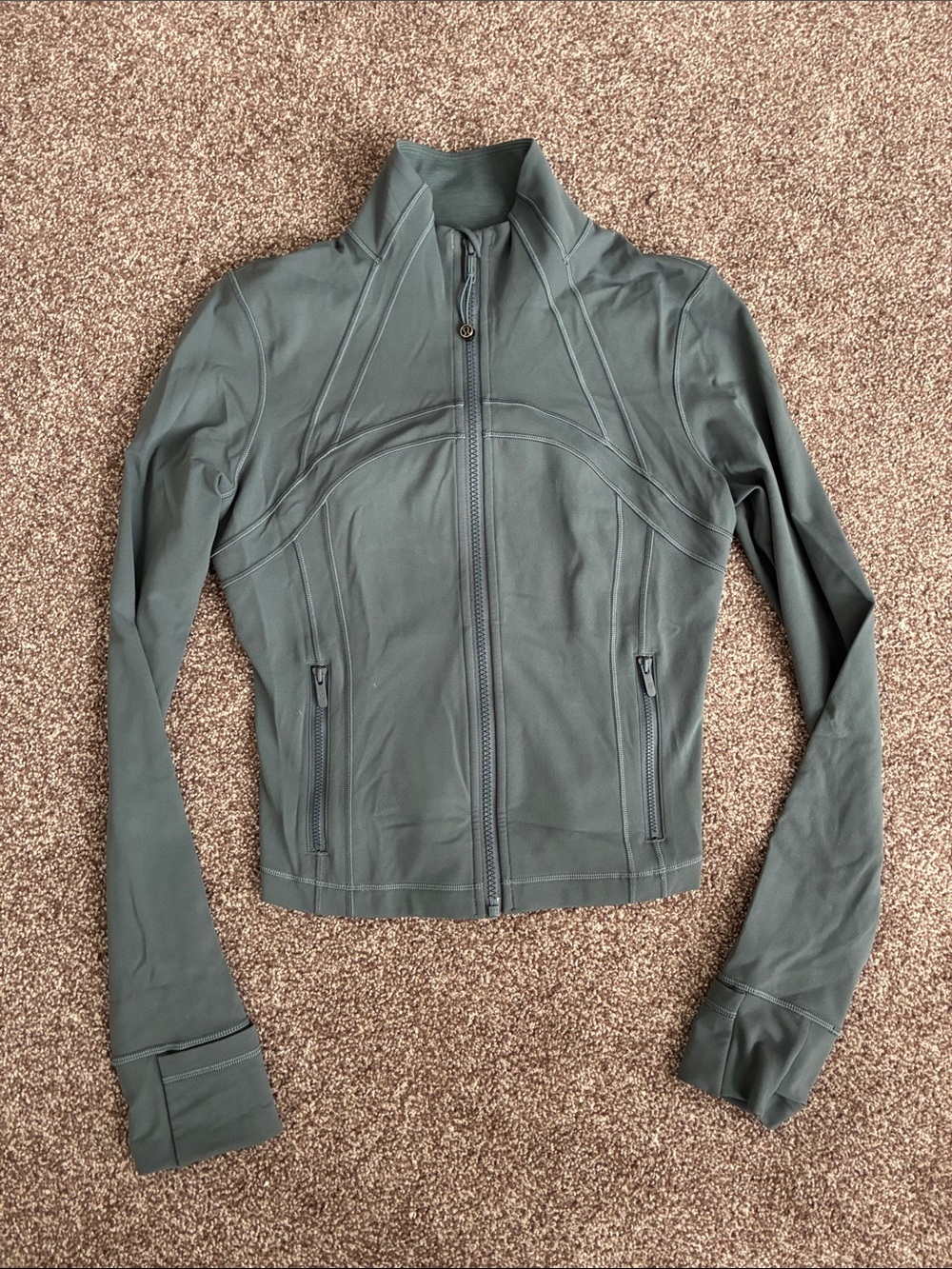 Lululemon Cropped Define Jacket Oil Grey size 6